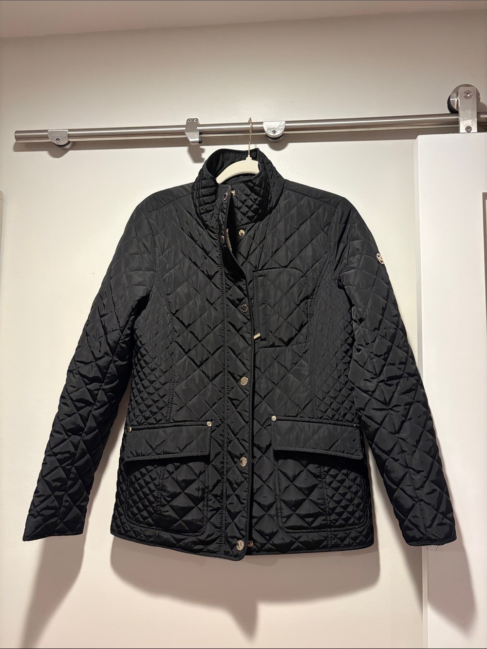 Michael Kors Black Quilted Jacket